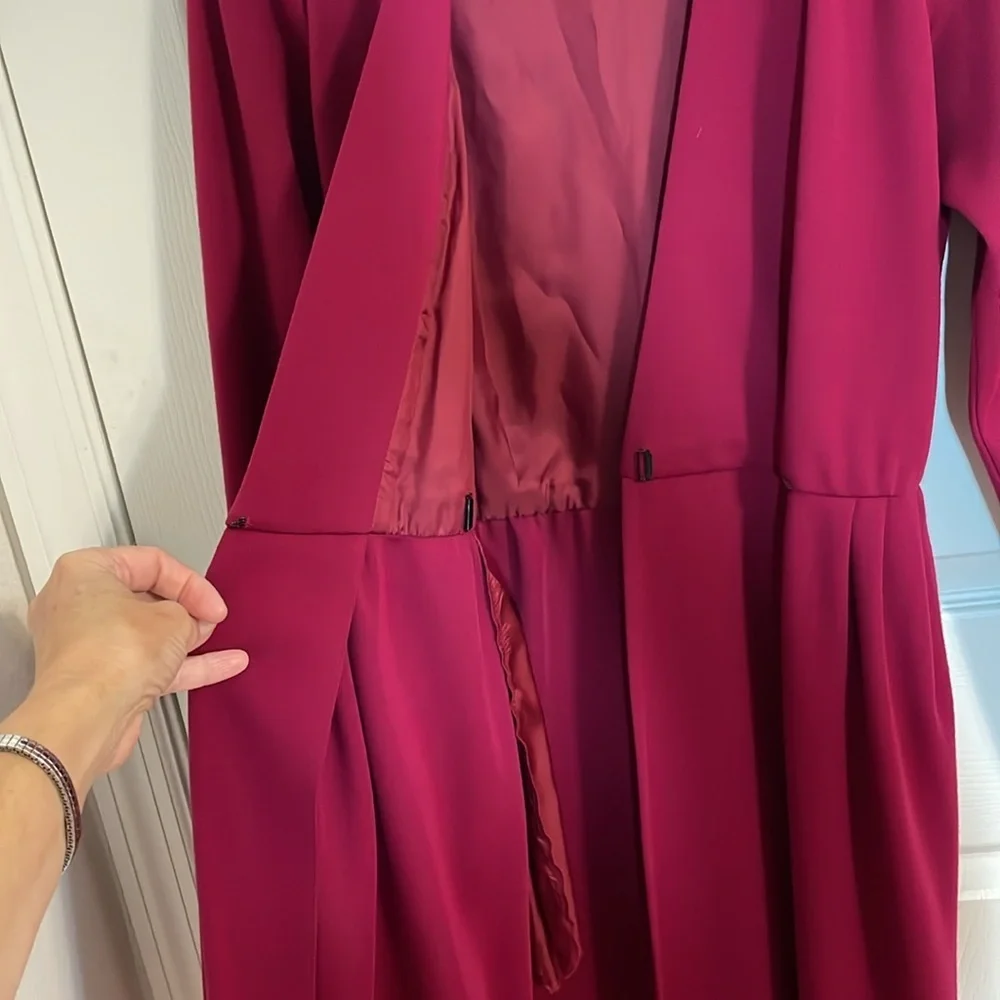 Yves Saint Laurent Dress, Vintage YSL Wrap Wool Dress, rive gauche, size 36 - Picture 10 of 10